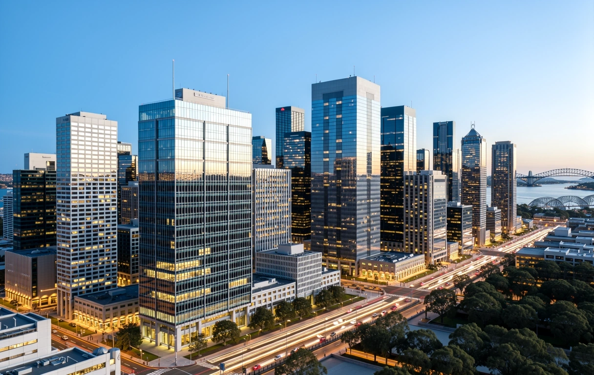 Sydney financial district